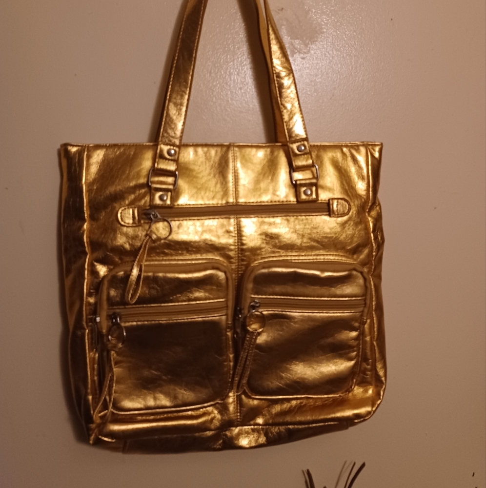 💙Metallic Gold Purse